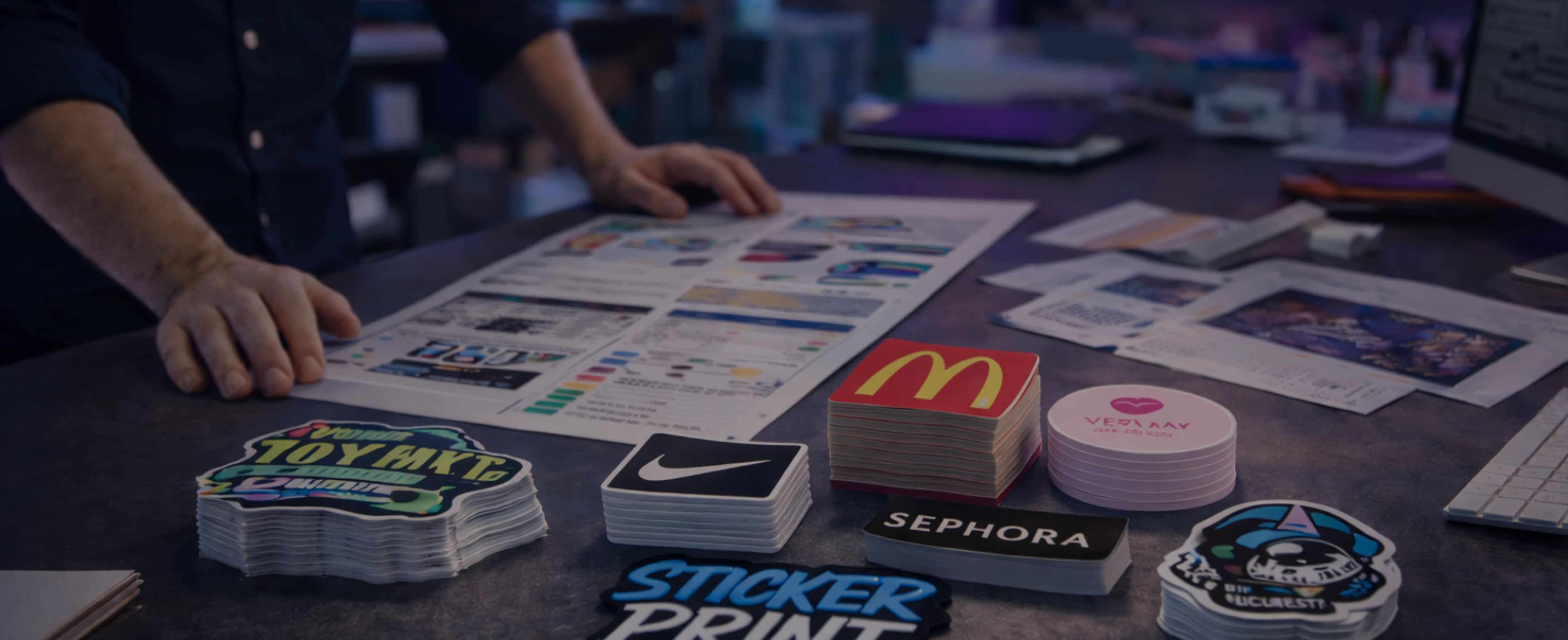 Produzione Stickerprint per aziende